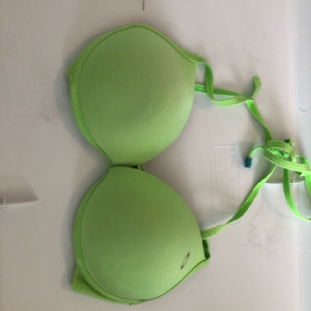 Oakley neon green bikini top